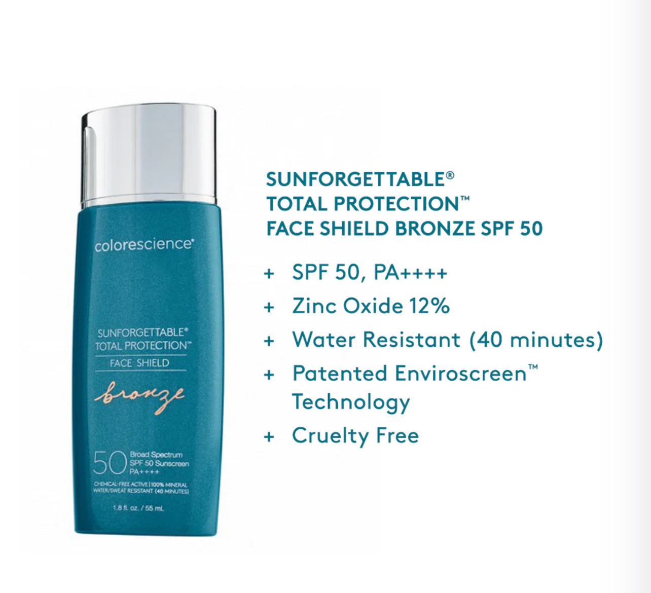Sunforgettable® Total Protection® Face Shield Bronze SPF 50